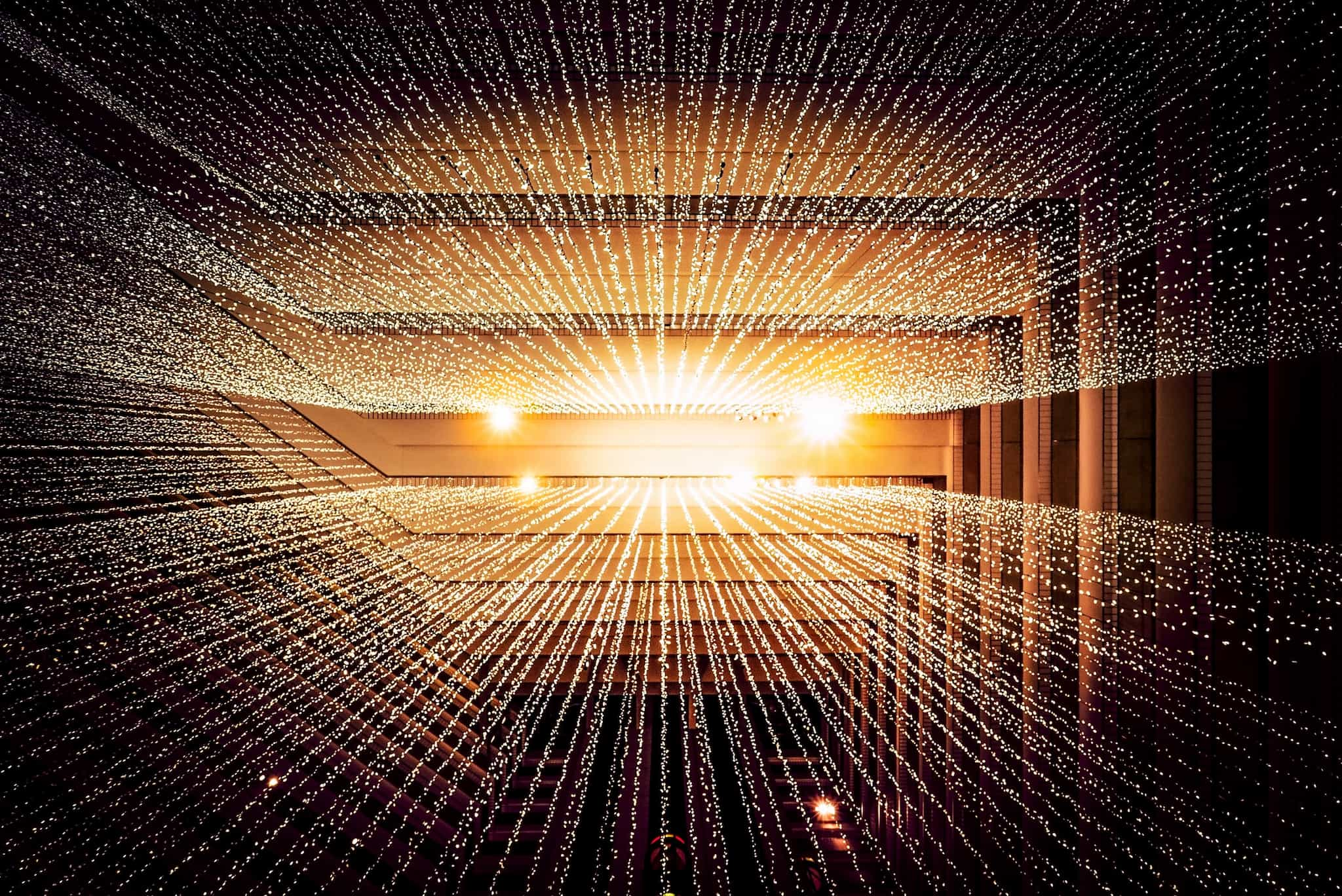 Background image of a network grid